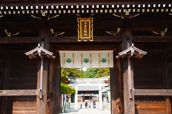 The nandaimon, torii, and zuijinmon gates follow one after another